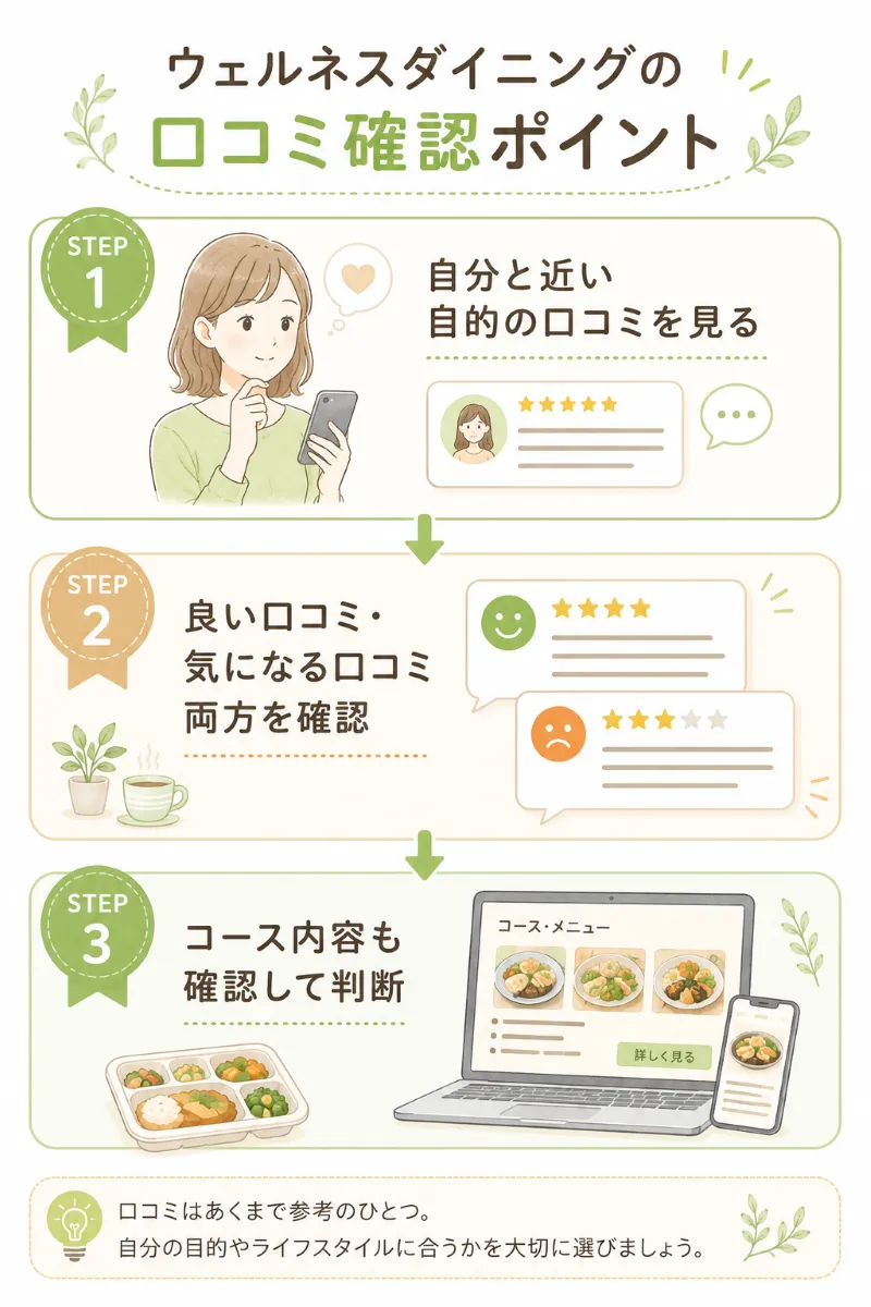 口コミ確認ポイント